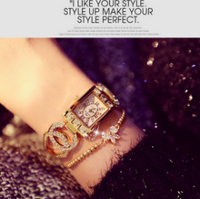 Load image into Gallery viewer, Watch Chain Watch Custom Full Diamond Female Watch Fashion Chain Watch
