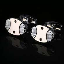 Load image into Gallery viewer, Industrial Revolution Series French Cufflinks Fish Shape Men&#39;s Cufflinks
