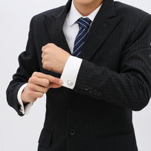 Load image into Gallery viewer, Industrial Revolution Series French Cufflinks Fish Shape Men&#39;s Cufflinks
