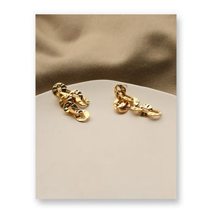 Individual Design Sense Disc Chain Clause Earrings Earrings