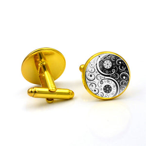 Vintage Silver Metal Alloy Cufflinks