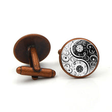Load image into Gallery viewer, Vintage Silver Metal Alloy Cufflinks
