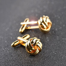 Load image into Gallery viewer, Men&#39;s Shirt Twist Cufflinks Wish
