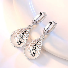 Load image into Gallery viewer, 925 Silver-Plated Fashion Trend Moonlight Opal Totem Ear Jewelry Earrings Earrings Women&#39;s Wishing Pool Personality Earrings
