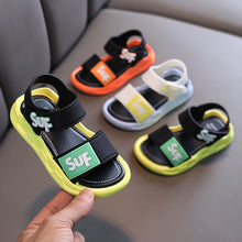 Load image into Gallery viewer, Boys Sandals Beach Shoes Soft Sole Baby Shoes
