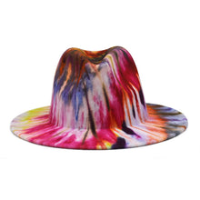Load image into Gallery viewer, Felt Hat Spring And Autumn Pattern Top Hat
