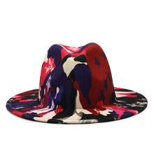 Load image into Gallery viewer, Felt Hat Spring And Autumn Pattern Top Hat
