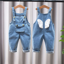 Load image into Gallery viewer, 2021 Children&#39;s Pants, Baby Children&#39;s Overalls, Jeans, Children&#39;s Clothing, Children&#39;s Pants, Boys And Girls&#39; Cotton Trousers Cover
