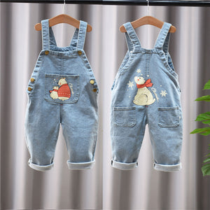 2021 Children's Pants, Baby Children's Overalls, Jeans, Children's Clothing, Children's Pants, Boys And Girls' Cotton Trousers Cover
