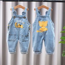 Load image into Gallery viewer, 2021 Children&#39;s Pants, Baby Children&#39;s Overalls, Jeans, Children&#39;s Clothing, Children&#39;s Pants, Boys And Girls&#39; Cotton Trousers Cover
