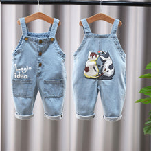 Load image into Gallery viewer, 2021 Children&#39;s Pants, Baby Children&#39;s Overalls, Jeans, Children&#39;s Clothing, Children&#39;s Pants, Boys And Girls&#39; Cotton Trousers Cover
