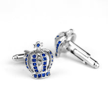 Load image into Gallery viewer, Classic Diamond Crown Shape Cufflinks French Cufflinks Cufflinks
