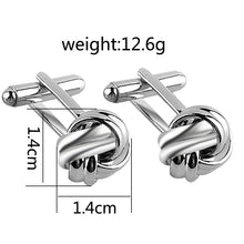Load image into Gallery viewer, Flower Cufflinks Cufflinks Hollow Cufflinks
