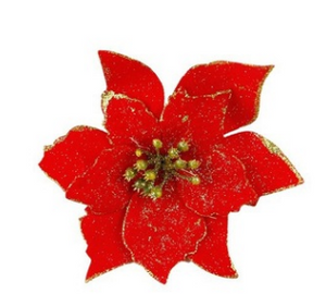 Christmas Decoration 13cm Christmas Simulation Flower 2020 Christmas Tree Decoration