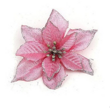 Load image into Gallery viewer, Christmas Decoration 13cm Christmas Simulation Flower 2020 Christmas Tree Decoration

