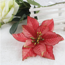 Load image into Gallery viewer, Christmas Decoration 13cm Christmas Simulation Flower 2020 Christmas Tree Decoration
