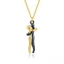 Load image into Gallery viewer, Villain Hug Necklace Personality Couple Pendant Necklace Jewelry
