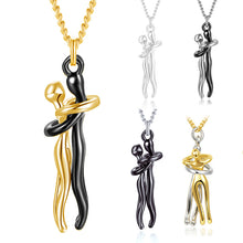 Load image into Gallery viewer, Villain Hug Necklace Personality Couple Pendant Necklace Jewelry
