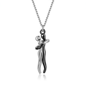 Villain Hug Necklace Personality Couple Pendant Necklace Jewelry