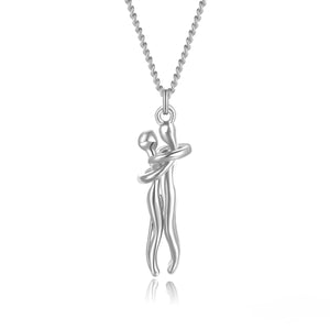 Villain Hug Necklace Personality Couple Pendant Necklace Jewelry