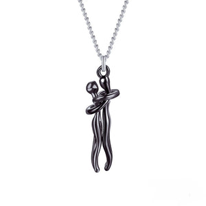 Villain Hug Necklace Personality Couple Pendant Necklace Jewelry