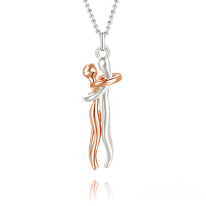 Villain Hug Necklace Personality Couple Pendant Necklace Jewelry