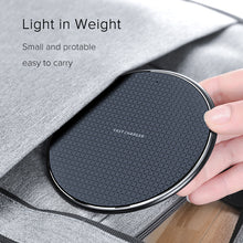Load image into Gallery viewer, New Gift Custom Round Mobile Phone Wireless Charger Ultra-Thin 10W Aluminum Alloy
