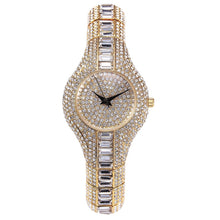 Load image into Gallery viewer, Fashion Watch With Diamonds And Colorful Stones Full Of Diamonds European-Style High-End Watches For Women
