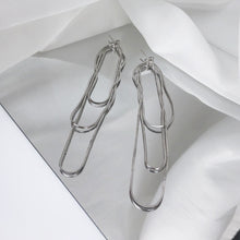 Load image into Gallery viewer, Fringe Earrings Women&#39;s Long Face Thin Stud Earrings

