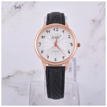 Load image into Gallery viewer, Women Watches Leather Quartz Wristwatch Sunglasses Corsage 3 Pcs Girl Christmas Gift New Year Gift Ladies Gift Box
