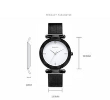 Load image into Gallery viewer, Elegant Temperament Simple Quartz Ladies Metal Mesh Strap Watch
