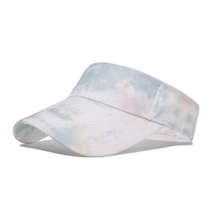 New tie-dye baseball cap men's and women's caps sun-shield hats couple Korean wild graffiti hat