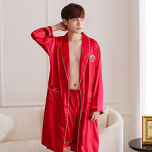 Load image into Gallery viewer, Men&#39;s Pajamas Two-Piece Embroidery

