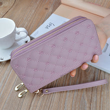 Load image into Gallery viewer, Women&#39;S Purse Long Double Zipper Handbag
