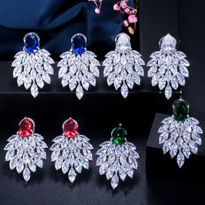 Bright Night Wedding Aaa Zircon Earrings Stud Earrings