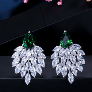 Bright Night Wedding Aaa Zircon Earrings Stud Earrings