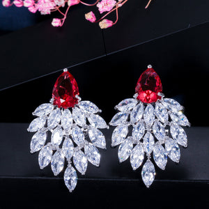 Bright Night Wedding Aaa Zircon Earrings Stud Earrings