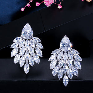 Bright Night Wedding Aaa Zircon Earrings Stud Earrings
