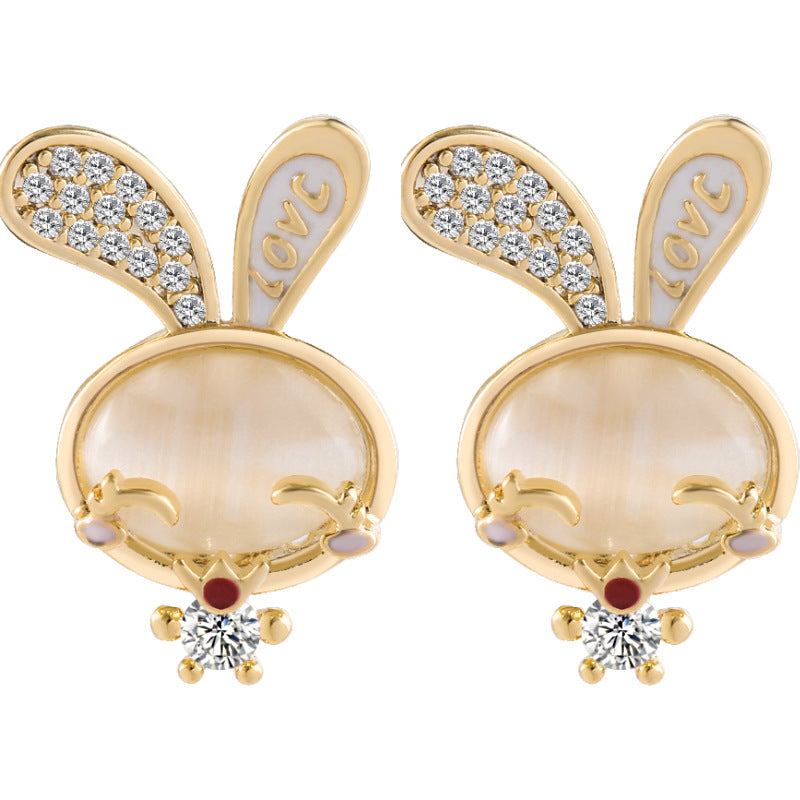 Fashion Design Cute Rabbit Earrings Earrings