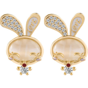 Fashion Design Cute Rabbit Earrings Earrings