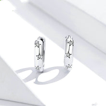 Load image into Gallery viewer, Simple And Small Sterling Silver Earrings Star Earrings
