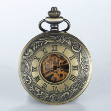 Load image into Gallery viewer, Vintage Carved Hollow Gift Souvenir Pocket Watch
