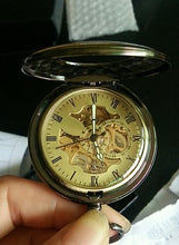 Load image into Gallery viewer, Vintage Carved Hollow Gift Souvenir Pocket Watch
