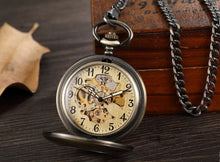 Load image into Gallery viewer, Vintage Carved Hollow Gift Souvenir Pocket Watch
