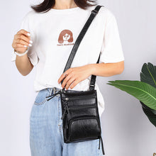 Load image into Gallery viewer, Real Leather Shoulder Bag Handbag Purse Cross Body Organizer Smart Phone Pockets
