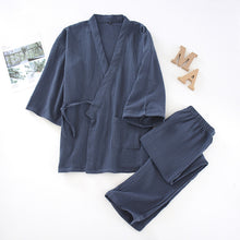 Load image into Gallery viewer, Couple Cotton Yukata Japanese Kimono Pajamas Ladies
