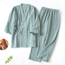 Load image into Gallery viewer, Couple Cotton Yukata Japanese Kimono Pajamas Ladies
