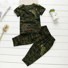 Load image into Gallery viewer, Boys Clothing Sets 2018 Fashion Summer Solid Cotton
