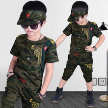 Load image into Gallery viewer, Boys Clothing Sets 2018 Fashion Summer Solid Cotton
