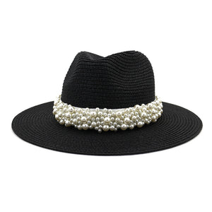 Outdoor Seaside Sunscreen Beach Hat Sun Hat British Style Jazz Straw Hat